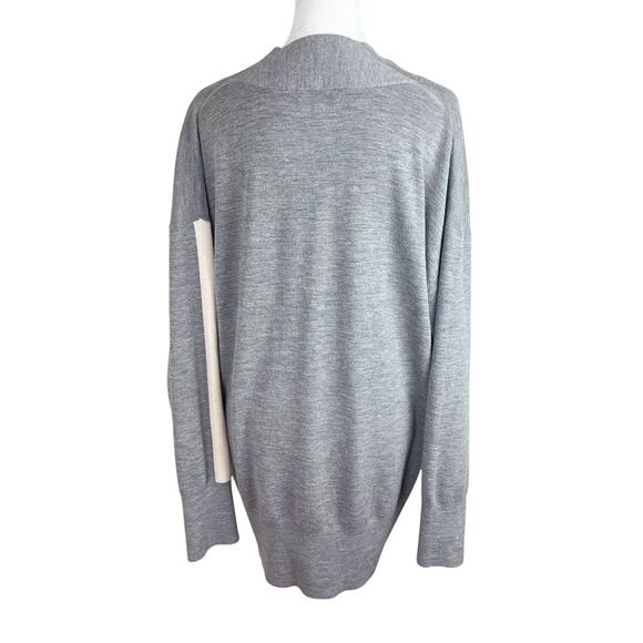 Rag & Bone Grace Sweater Light Grey Merino Wool Understated Luxury Size Small - Picture 6 of 9